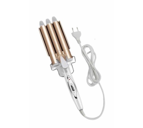 Saç Şekillendirici Wag Maşa Üçlü Yüksek Isı Ayarlı Seramik Kaplama