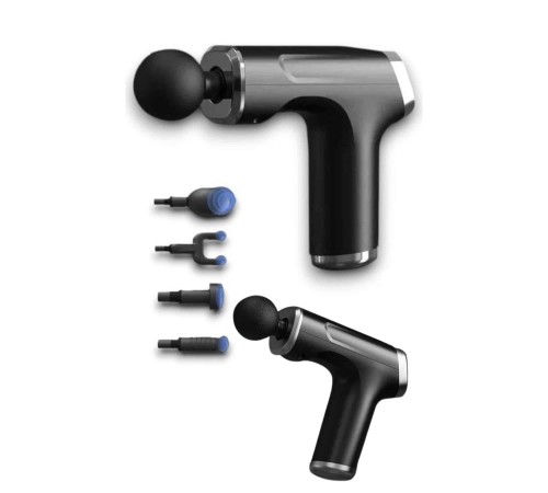 Profesyonel Masaj Tabancası Sporcu Masaj Aleti 4 Başlıklı Şarjlı Titreşimli