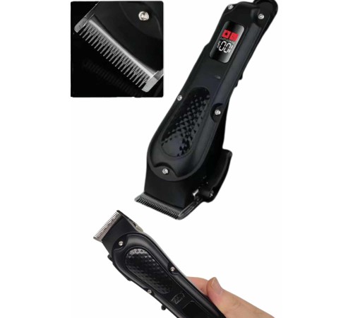 Profesyonel Saç Kesme Aleti Dijital Saç Sakal Tıraş Makinesi Uzun Ömürlü
