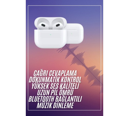 Bluetooth Kulaklık 3. Nesil Ios Android Uyumlu Yeni Nesil Wireless Charge