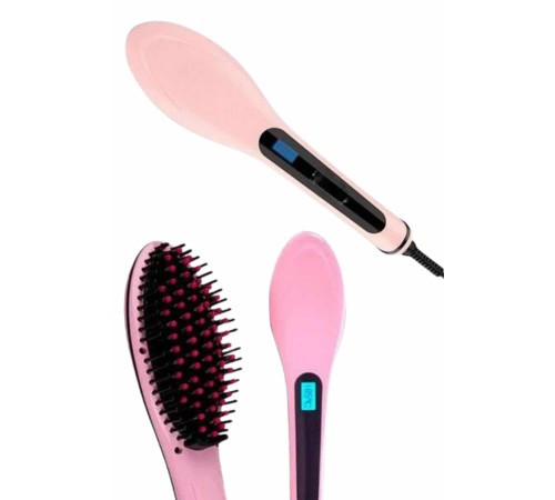 Saç Düzleştirici Tarak Dijital Göstergeli Seramik Kaplama Sıkı Dişli