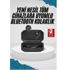 Kulak İçi Bluetooth Kulaklık Rgb Işıklı Çift Mikrofonlu iOS/Android Uyumlu BT 5.2