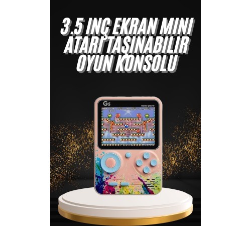 Televizyona Bağlanan Çift Joystick Taşınabilir Klasik Retro Oyunlu