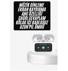 Dokunmatik Ekranlı ANC/ENC Yeni Nesil Pro Bluetooth Kulaklık Dokunmatik Ekran
