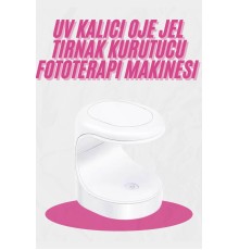 Kalıcı Oje Kurutucu Mini UV Işınlı Taşınabilir Hızlı ve Pratik Oje Kurutucu