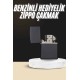 Erkeklere Özel Hediyelik Eşya Zippo Metalik Benzinli Çakmak Doldurulabilir