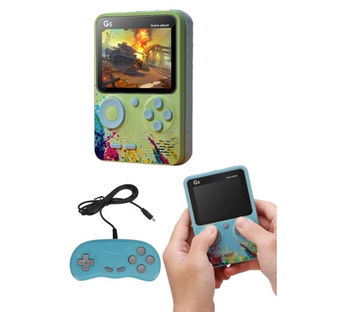 Televizyona Bağlanan Çift Joystick Taşınabilir Klasik Retro Oyunlu