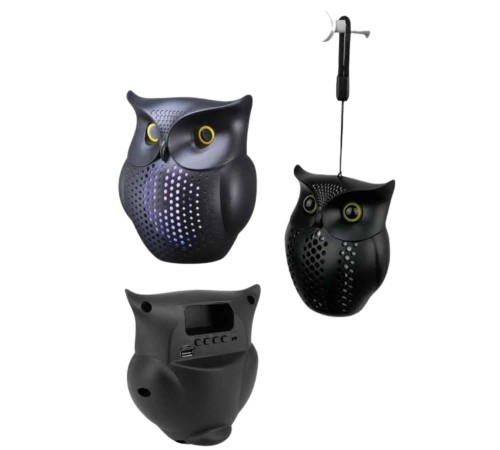 Bluetooth Hoparlör TWS Kablosuz RGB Işıklı Dekoratif Taşınabilir Baykuş