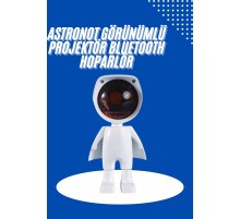 Astronot Işık Projektörü Gökkuşağı Projeksiyon Gece Lambası Hediyelik