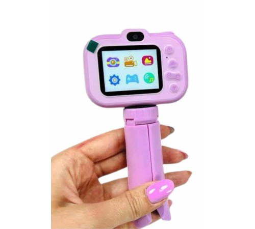 Çocuk Için Eğitici Video Kamera Ayaklı Mini Fotoğraf Makinesi