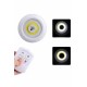 Dolap Işığı Mutfak Rafı Işığı Uzaktan Kumandalı 3 Lü Spot Led Lamba