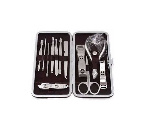 12 Parça Manikür Pedikür Seti Tırnak Bakımı Nasır Temizleme El Ayak Bakımı