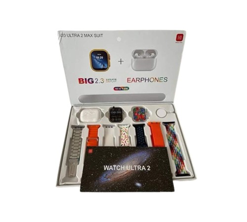 9 Ultra Akıllı Saat 49mm 2inç Ekran 7 Kordonlu ve Bluetooth Kulaklık 9 Ultra Akıllı Saat 49mm 2inç Ekran 7 Kordonlu ve Bluetooth Kulaklık