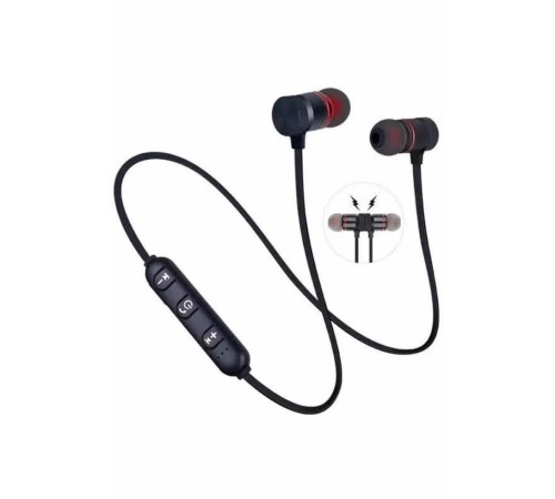 Bluetooth Bağlantılı Kablolu Mıknatıslı Sport Kulaklık
