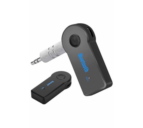 Tüm Cihazlara Uyumlu Bluetooth Aux Araç Kiti Siyah