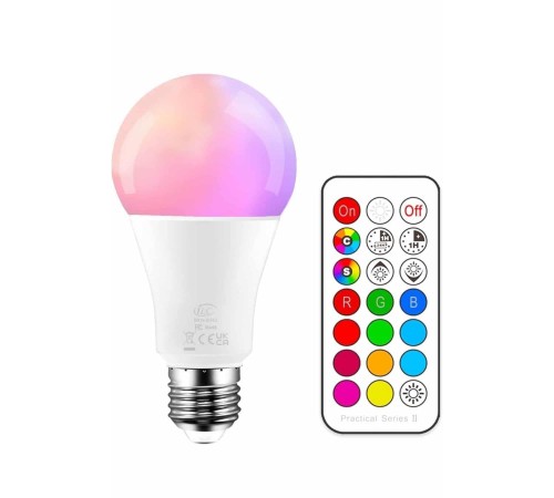 Ambiyans Aydınlatma RGB Led Lamba Kumandalı Renk Değiştirebilen