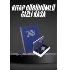Kilitli Gizli Kasa Sözlük Kumbara Kitap Sözlük Görünümlü 18cm