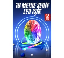 RGB Neon Şerit Led Lamba 10 Metre İç Mekan Tasarımına Uygun