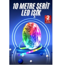 RGB Neon Şerit Led Lamba 10 Metre İç Mekan Tasarımına Uygun