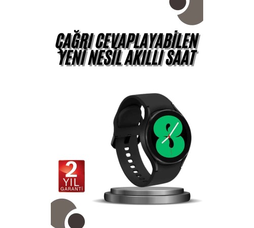 Akıllı Saat Bluetooth Bağlantılı Yuvarlak Ekran Plastik Kordonlu