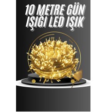 Dış Mekan Led Aydınlatma 10 Metre Gün Işığı Led Işık Pilli