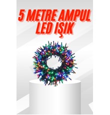 Karışık Renk Pilli Led Işık Çok Fonksiyonlu Enerji Tasarruflu 5 Metre