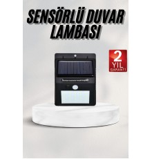 Bahçe Aydınlatması Güneş Enerjili Led Işık Lamba Sensörlü Dekoratif