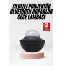 Çok Renkli Projektör Lamba Disko Topu Gece Lambası Kablosuz