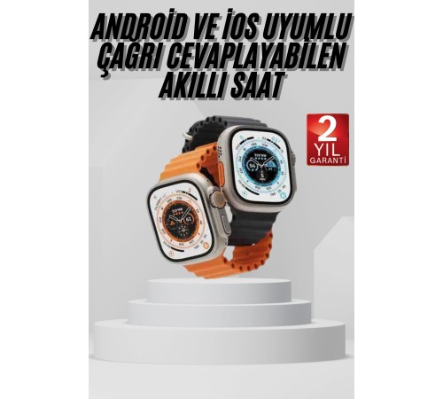 Akıllı Saat Amoled Ekran Bluetooth Bağlantılı Özel Tasarım Unısex