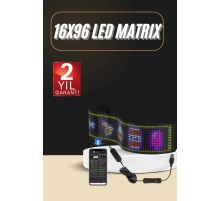 Led Ekran Matrix Panel En Büyük Boy 16X96 Araba Yazısı