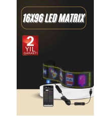 Led Ekran Matrix Panel En Büyük Boy 16X96 Araba Yazısı