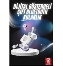 Profesyonel Dijital Göstergeli Düşük Gecikme Bluetooth Kulaklık Çift Kulaklık