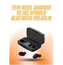 TWS Bluetooth Kulaklık 5.0 Bluetooth Bağlantılı Dokunmatik Kontrol Özelliği