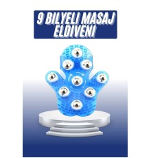Masaj Aleti El Şeklinde Omuz Bacak Bilyeli Masaj Eldiveni El Şekilli