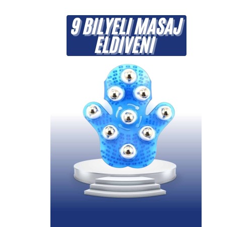 Masaj Aleti El Şeklinde Omuz Bacak Bilyeli Masaj Eldiveni El Şekilli