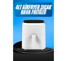Hava Fritözü 4L Airfryer Pratik Uzun Ömürlü Yağsız Pişirme Taşınabilir