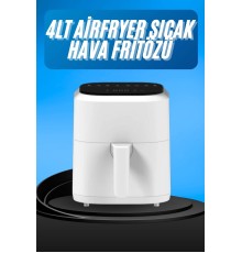Hava Fritözü 4L Airfryer Pratik Uzun Ömürlü Yağsız Pişirme Taşınabilir