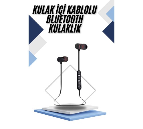 Kablolu Kulakiçi Bluetooth Kulaklık Mıknatıslı ANC Özellikli Yüksek Ses Kaliteli