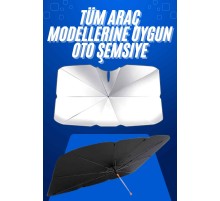Taşınabilir Oto Cam Güneşliği Katlanabilir Tüm Araçlara Uyumlu Güneş Gölge Koruyucu