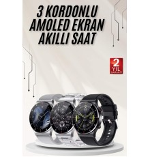 Çok Fonksiyonlu Akıllı Saat Bluetooth Bağlantılı Çağrı Cevaplayabilen Uzun Pil Ömrü