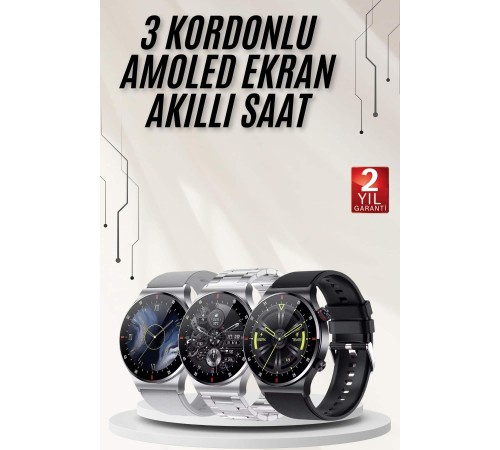 Çok Fonksiyonlu Akıllı Saat Bluetooth Bağlantılı Çağrı Cevaplayabilen Uzun Pil Ömrü