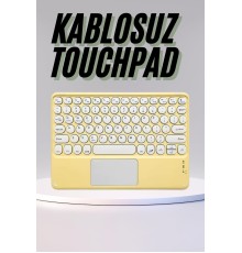 Profesyonel Wifi Q Klavye Bluetooth Klavye Touchpad 10.8 Inç