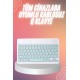 Bluetooh Wıreless Keyboard Siyah Q Klavye İOS Ipad Android Windows Uyumlu