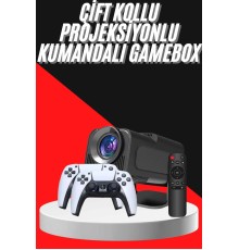 Retro Video Oyunu Konsolu Android Tv El Oyun Konsolu WIFI Taşınabilir Projeksiyon Cihazı