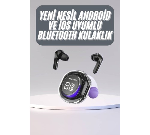 Kulak İçi Bluetooth Kulaklık ANC ENC Özellikli Şarj Göstergeli Kablosuz Kulaklık