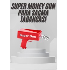 Para Dolar Saçma Para Atma Tabancası Otomatik Kırmızı Oyuncak