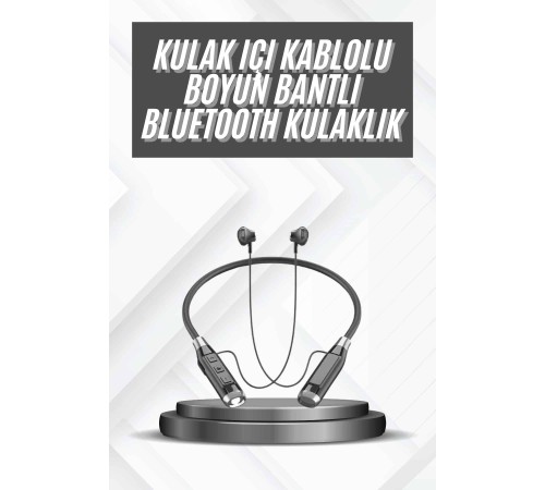 Bluetooth Kulaklık 120 Saat Kullanım Süresi Boyun Askılı Bluetooth Kablosuz Kulaklık