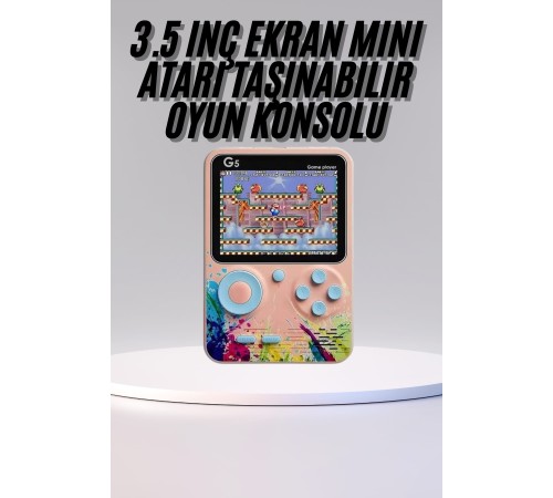 Game Box Mini 500 Adet Retro Oyun Taşınabilir Oyun Konsolu