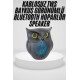 Siyah Bluetooth Hoporlör Baykuş Speaker Bluetooth 5.0 Bağlantılı