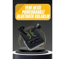 Powerbank Bluetooth Kulaklık  Kulaklığı Yüksek Ses Kaliteli
